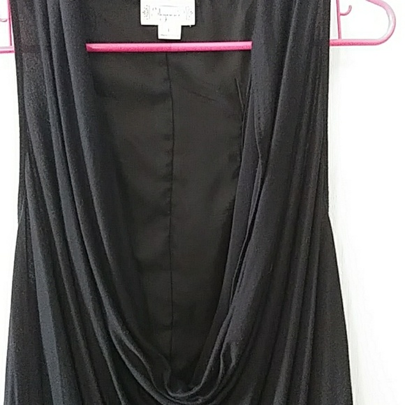 Dressy black Shyanne sleeveless top - Picture 2 of 4